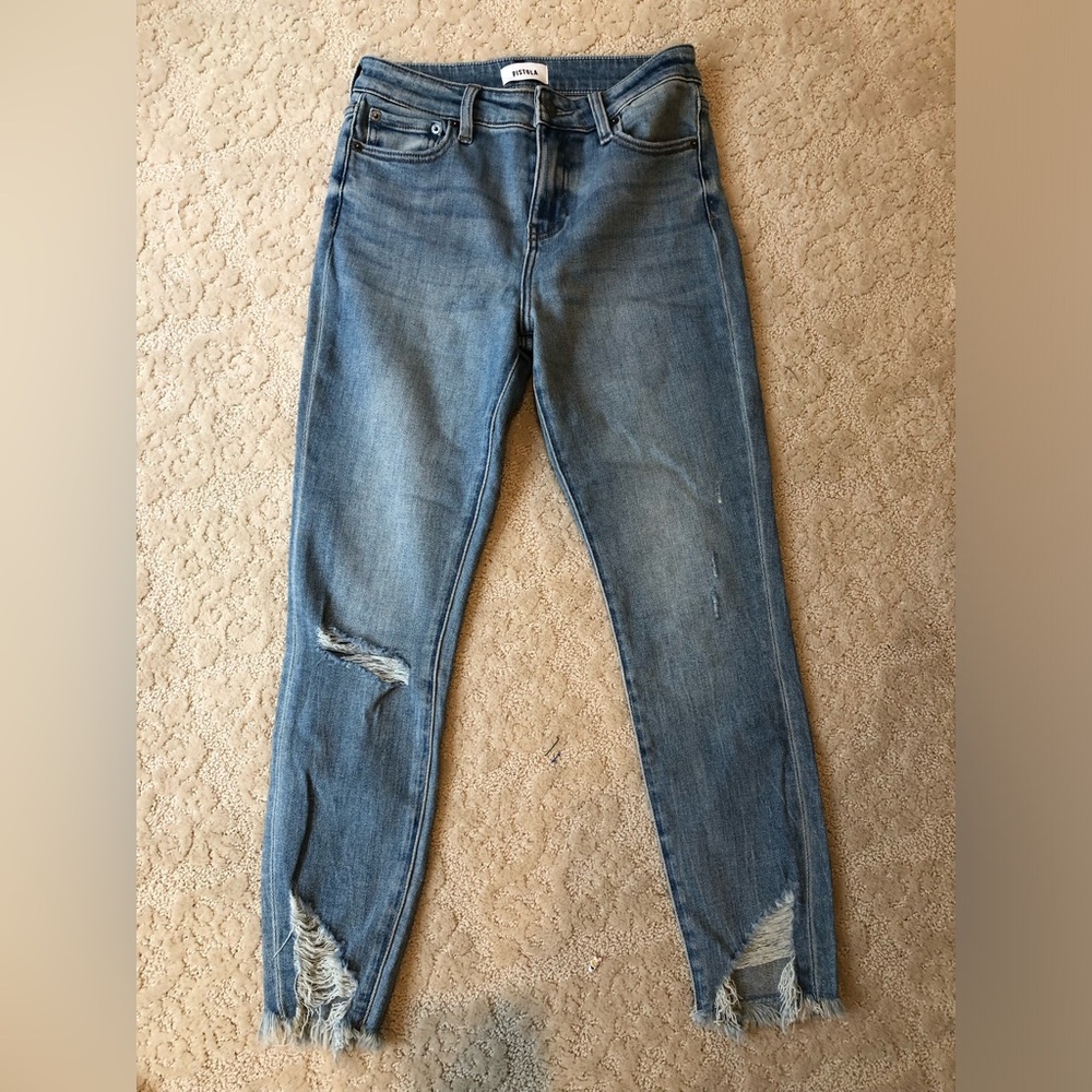 Pistola crop skinny jeans